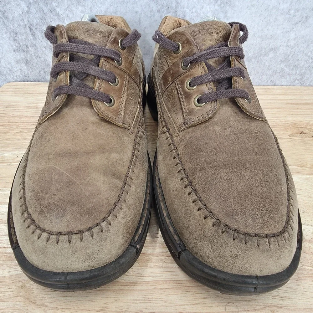 Ecco Fusion II Oxford Shoes Mens 42 US 8   Brown Nubuck‎ Leather Comfort